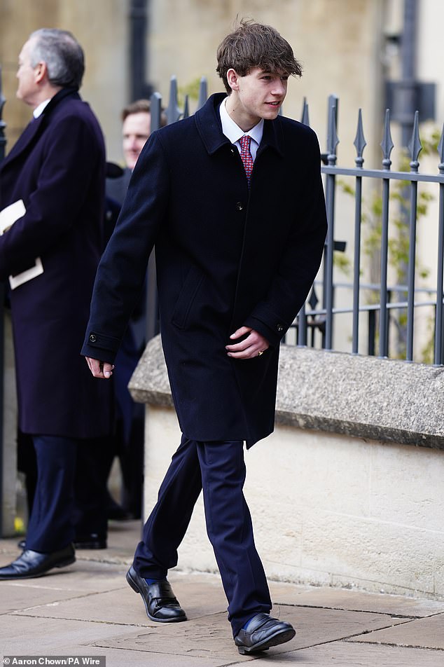 He's previously been dubbed the 'hidden royal' – having missed occasions with his wider family in the past while concentrating on his schooling. But on Sunday, the Earl of Wessex (pictured) proved he's firmly in the royal fold.