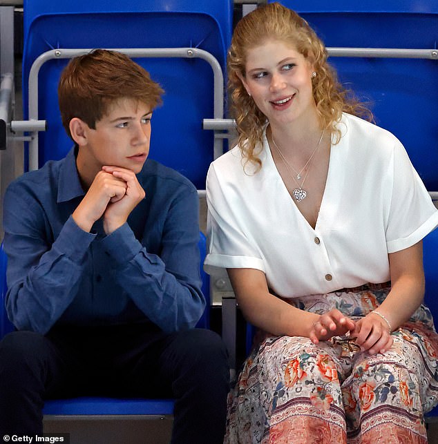At present, royal commentators know little about if James (left) will follow Louise (right) in attening university, or step up as a working royal in the public arena. Pictured, the royal siblings at the Commonwealth Games at the Sandwell Aquatics Centre on August 2, 2022 in Birmingham