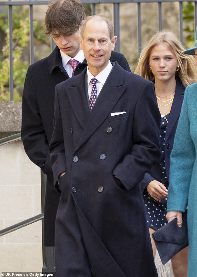 Prince Edward, Duke of Edinburgh and James, Earl of Wessex, attend the 2026 Easter Matins Service