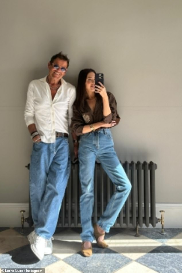 John and Lorna had been living in this rental (pictured) but Lorna had to leave unexpectedly - her home, Ghost House, is having work done after a flood and won't be finished until August