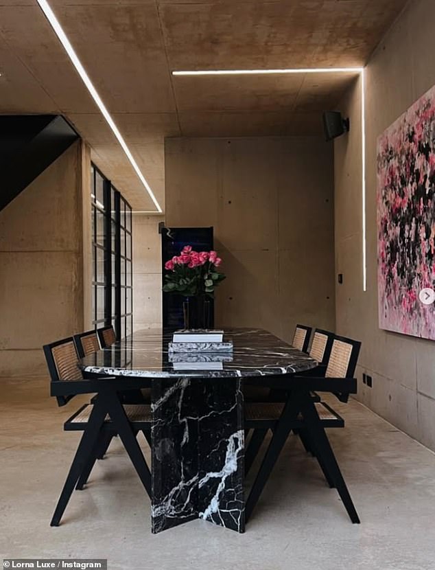 Lorna's new rental is similar in design to Ghost House (pictured) and was created by the same architects