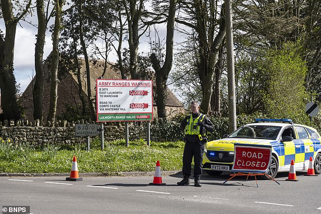 Police had monitored the masses of trespassers after they descended on the tranquil village late on Saturday night and told them to leave, but to no avail