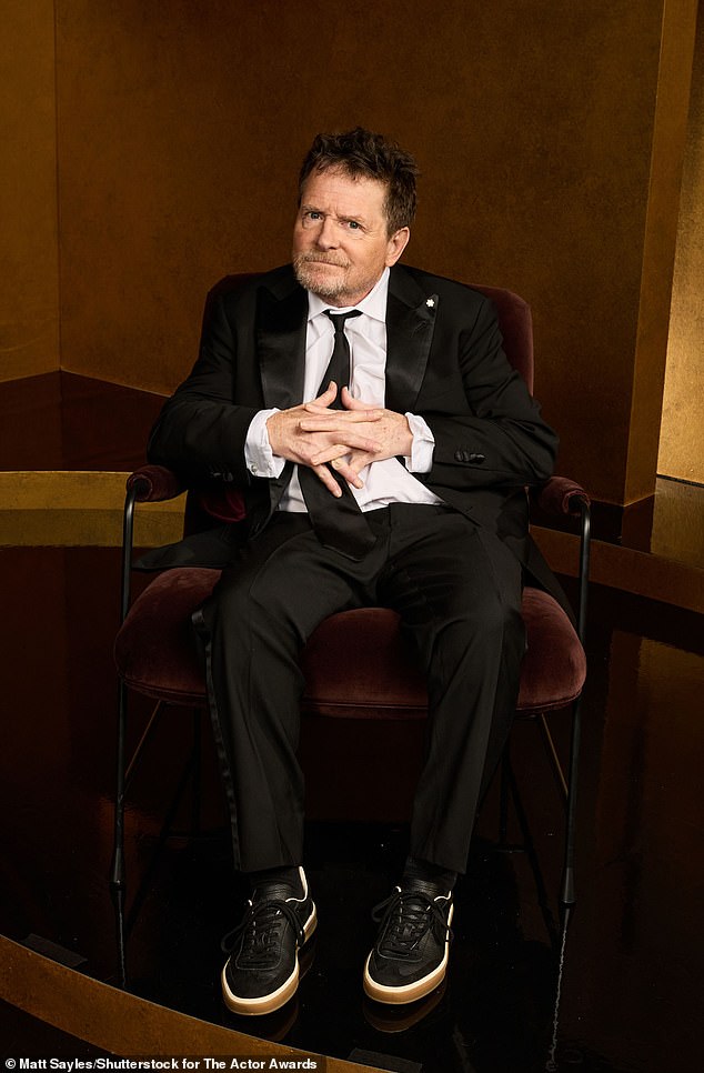 Michael J. Fox was famously diagnosed with the progressive neurological condition aged 29 in 1991 - pictured March 2026