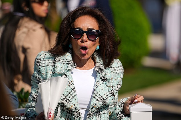 Attorney for the District of Columbia Jeanine Pirro attends the White House Easter Egg Roll on the South Lawn of the White House