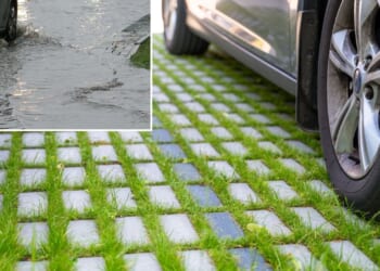 Homeowners are pumping up curb appeal with driveway hack for $10-a-foot that can also protect from floods