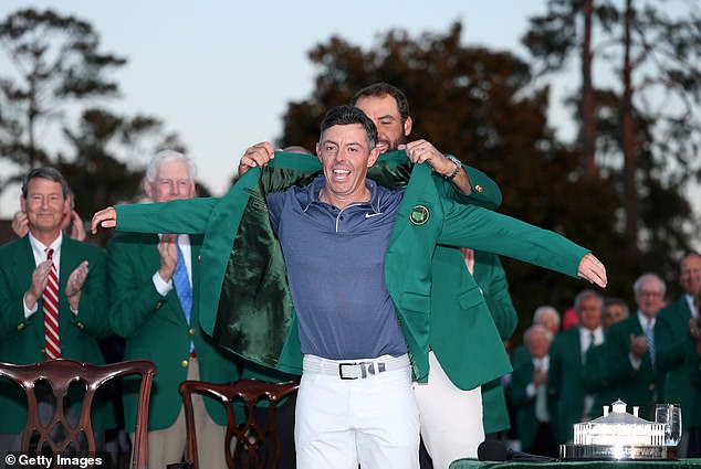 McIlroy went on to win the tournament - the one Major title that had eluded him in his career