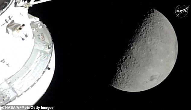 Artemis II's Orion space capsule approached the moon on Monday, April 6 for its lunar flyby