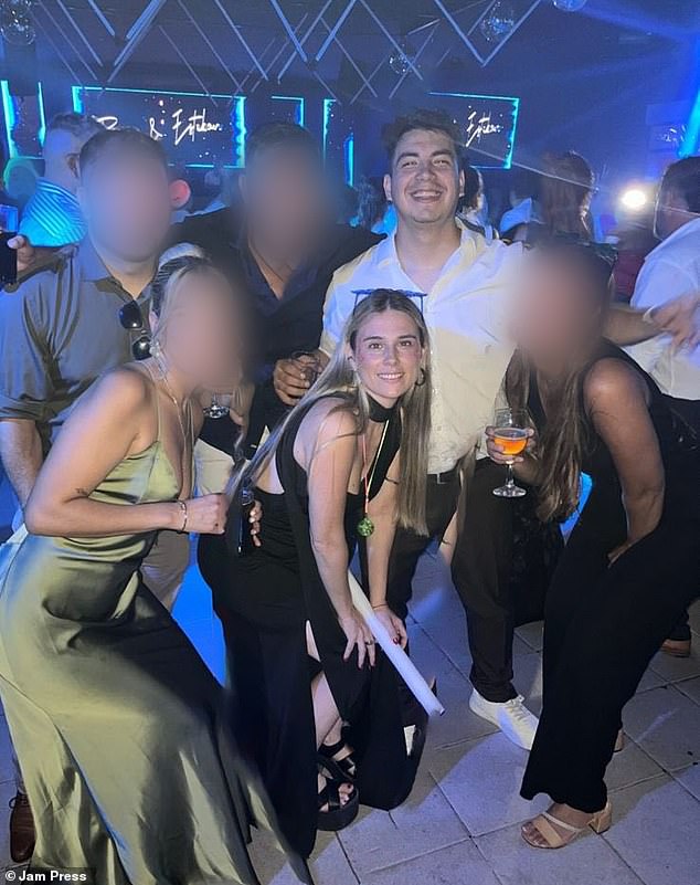 The pair were last seen enjoying themselves at the wedding reception, which they left around 1 am