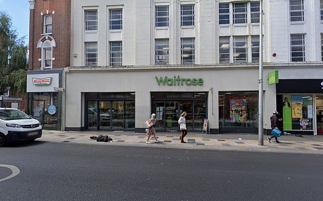 Pictured: The Waitrose branch in Clapham Junction, south London, where the alleged shoplifting incident took place