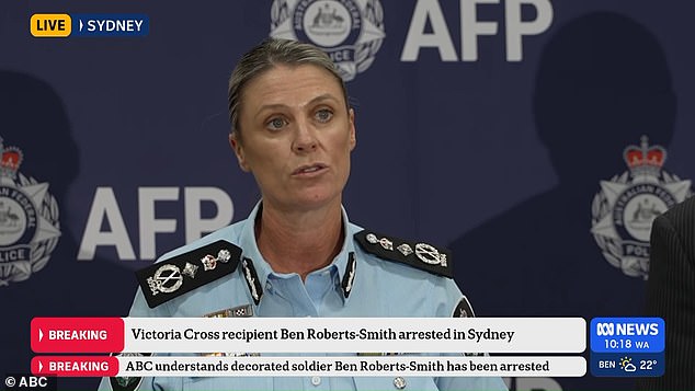 AFP Commissioner Krissy Barrett said police will allege the man was a member of the ADF when he was involved in the deaths of Afghan nationals between 2009 and 2012