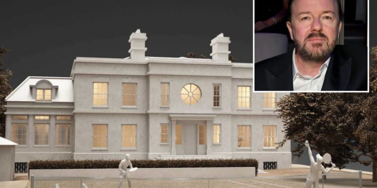 Ricky Gervais wins two-year battle for Grand Designs-style makeover of £5m mansion
