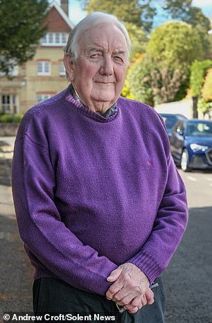 Peter Moir, 78, who has lived opposite the house with his wife since 1992