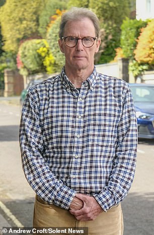 Retired lawyer Nick Page, 69, who has lived next door with his wife since 1994