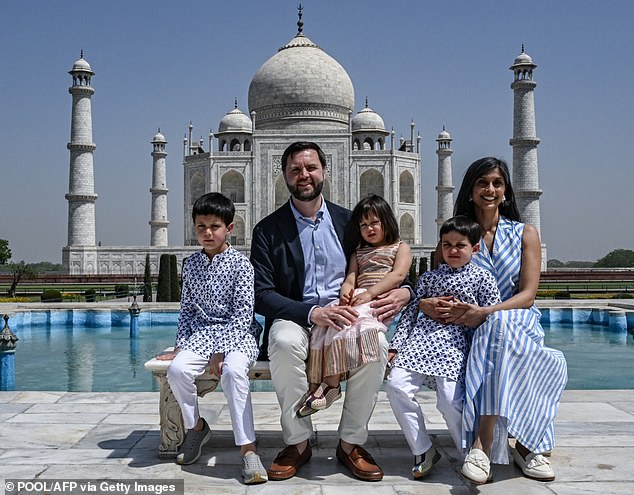They are already parents to sons, Ewan, eight, and Vivek, five, and a daughter, four-year-old Mirabel