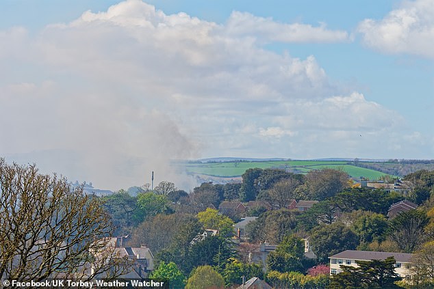 A previous blaze erupted at the same site on Friday 3, April