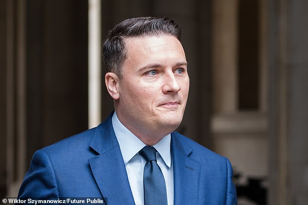 The BMA is 'intransigent' and unwilling to move on an 'increasingly absurd set of positions', Health Secretary Wes Streeting (pictured) said, after pointing out the BMA had been the biggest winner of government pay increases 'by a country mile'