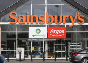 Sainsbury’s new shirred midi dress comes in the colour of the season – it’s ultra-flattering and £26