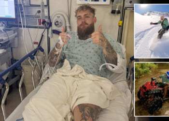 Jake Paul's wild antics from jet skiing, quad biking and flying around the world left him needing second jaw surgery