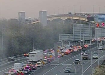 Man dies after incident shuts major motorway as cops also close bridge after rushing to scene