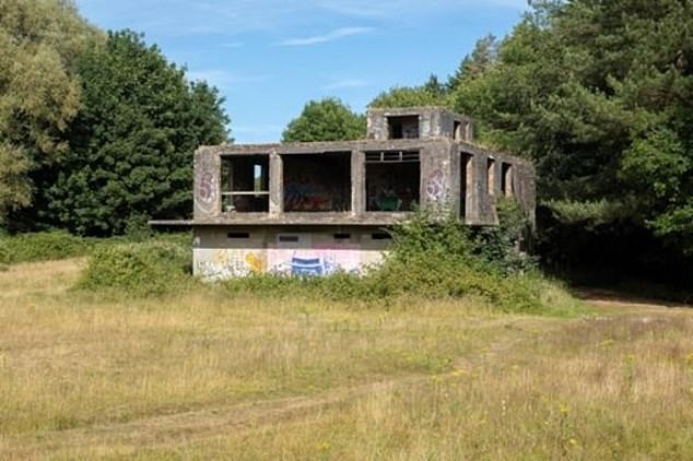 But since the end of the war it has fallen into a state of disrepair, with its graffiti-covered walls crumbling