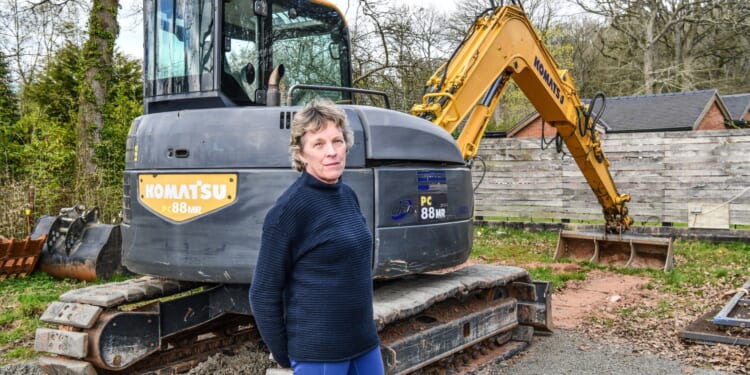 Couple stuck living in garden shed for 4 YEARS left fuming after their dream home was blocked by a river 12 miles away