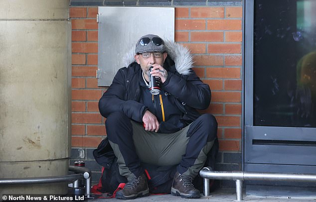 And this week, her estranged brother Andrew, 45, was spotted 'begging for money and living in a tent outside a supermarket'