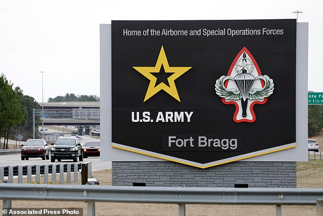 Williams worked at the US Army's Fort Bragg in North Carolina from 2010 to 2016