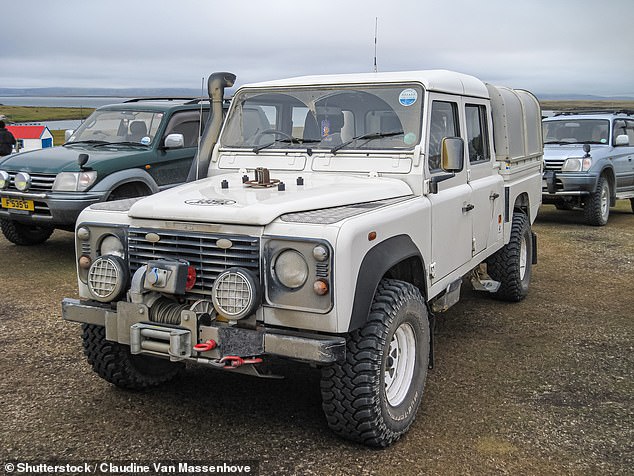 For one, the abundance of Land Rovers is notable - much like the flashy cars of the UAE