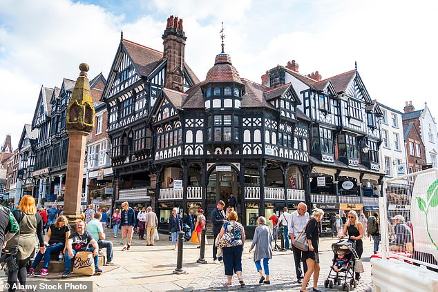 Chester has charming cobbled streets, historic architecture and easy connections to Liverpool and Manchester