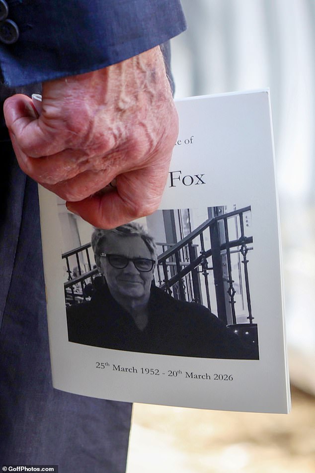 Robert's death was confirmed by his wife, Fiona Golfar, last month - she said that her husband passed away 'in exactly the way he planned: at home looking out to his flower-filled garden surrounded by his wife and five children on a glorious spring afternoon'