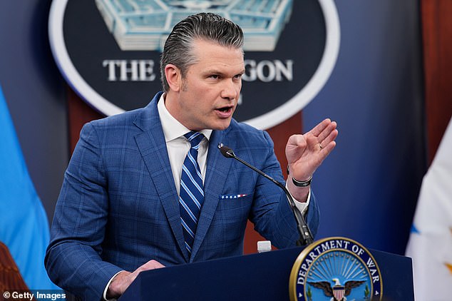 Pete Hegseth, Trump¿s blowhard defence secretary, yesterday claimed that the US-Israeli attacks on Iran had been so devastating the regime had begged for peace