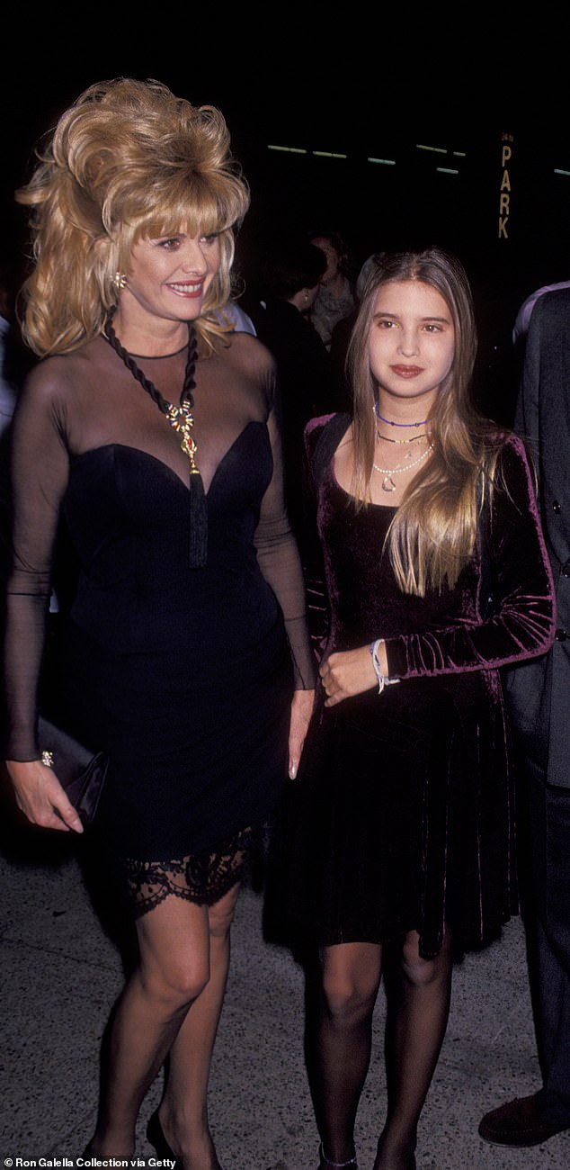 Ivana and Ivanka Trump attend Cooks for Kids II Benefit on November 1, 1994 in New York City