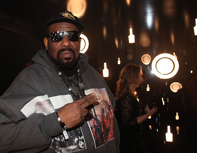 Last year,  a New York court ordered Bambaataa to settle financially in a civil case with a man who accused him of sex trafficking him during the 1990s. Pictured 2012
