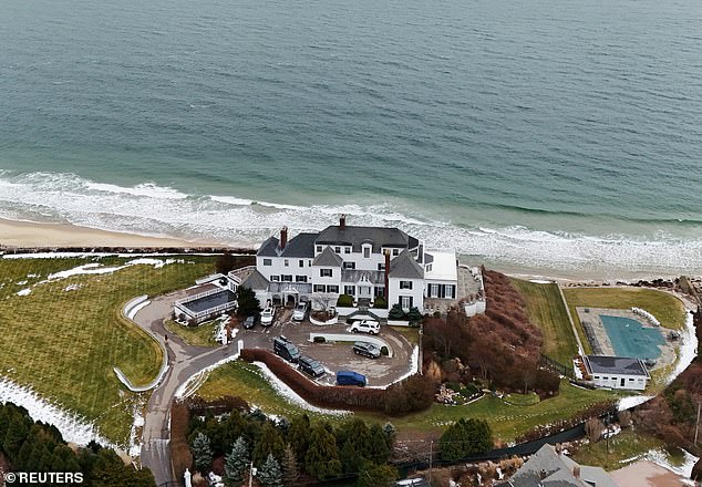 The location comes as a surprise as fans had previously speculated whether the highly-anticipated wedding would be taking place at Swift's $17 million Rhode Island mansion (pictured)
