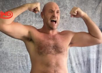 Tyson Fury reveals physique for Makhmudov fight after weighing 20 stone before training for boxing return