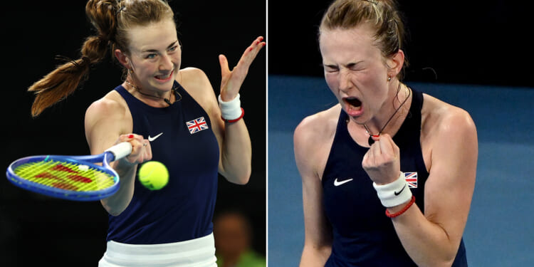 'Remember the name' - British tennis star, 17, who only finished her GCSEs in summer stuns world No56 at World Cup