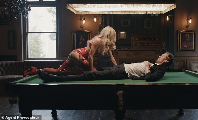 Agent Provocateur's racy ad featuring Peter and Abbey reportedly boosted its underwear sales by 20 per cent