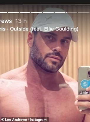 Taking to his Instagram Stories, Andrews posted a heavily filtered gym selfie and branded himself a 'social media sensation' while sharing apparent insight into his 83M viewership
