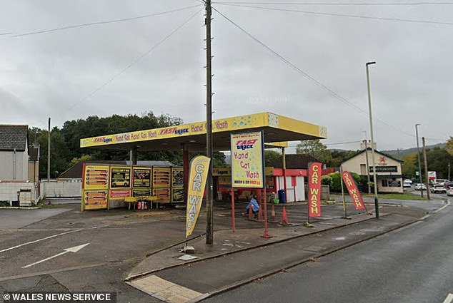 Fast Track hand car wash in Caerphilly, south Wales, which was used as a base for Shamo and Khdir to smuggle people