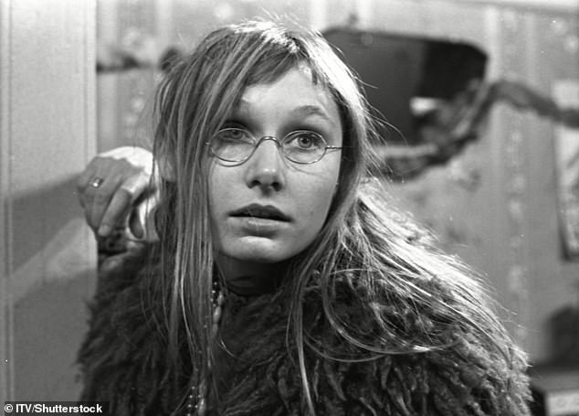 Angela is pictured on ITV's Coronation Street in 1968