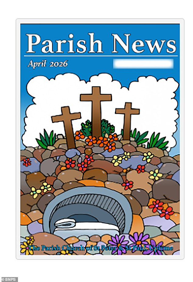 A front page of the Uplyme Parish News, a monthly freesheet for a village of 1,700 residents on the Devon-Dorset border