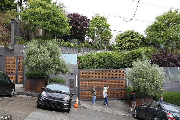 Altman's multi-million dollar San Francisco mansion, pictured above, was allegedly targeted on Friday. Authorities said no one had been injured