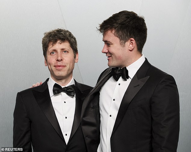 Altman opened up about the incident in a recent blog post, saying he loved his family 'more than anything.' Altman is pictured above in March with his husband, Oliver Mulherin