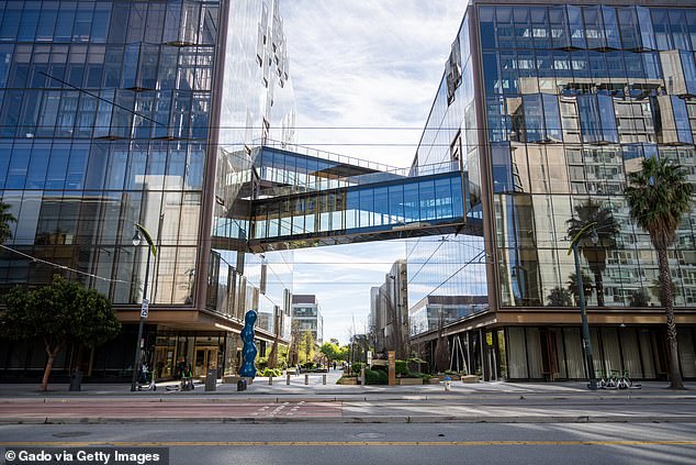 OpenAI's San Francisco headquarters, pictured above, was also allegedly targeted in the attack. Police responded to the building and later arrested a suspect, who they believe is the same man who targeted Altman's home
