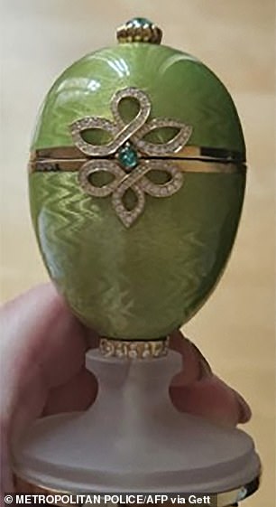 Pictured: The Faberge egg