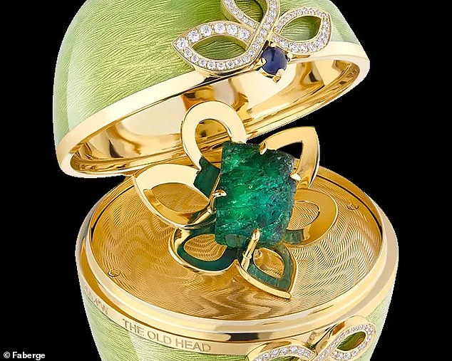 Craft Irish Whiskey heralded the accompaniment as 'the world¿s first Celtic Egg from Fabergé'