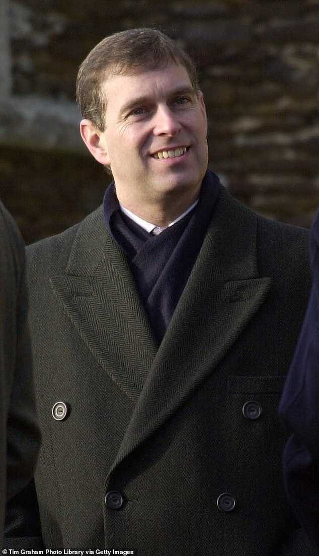 As the family gathered for Christmas at Sandringham in 2000, Andrew reportedly told Prince William he would 'meet beautiful women'