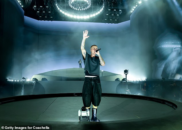At the festival, Kardashian and sister Kylie Jenner took to Instagram to gush over pop star Bieber's headline performance