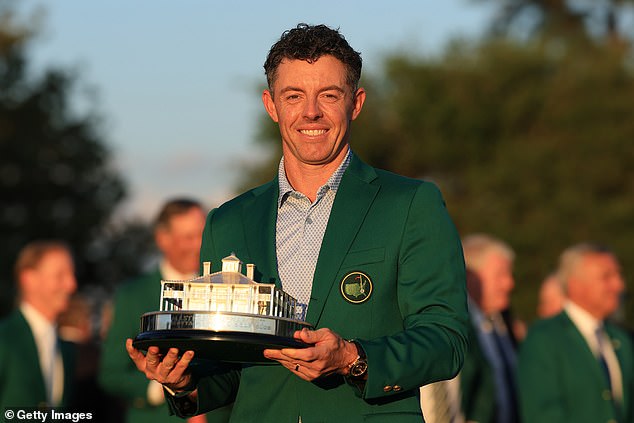 Rory McIlroy clinched a historic second green jacket after winning the Masters on Sunday