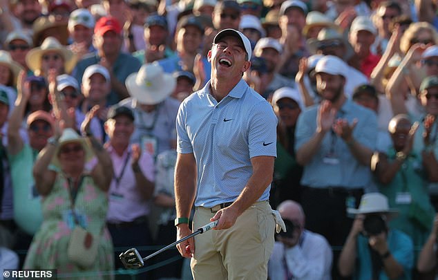 In the end, it was sheer joy for McIlroy who etched his name into the history books once again
